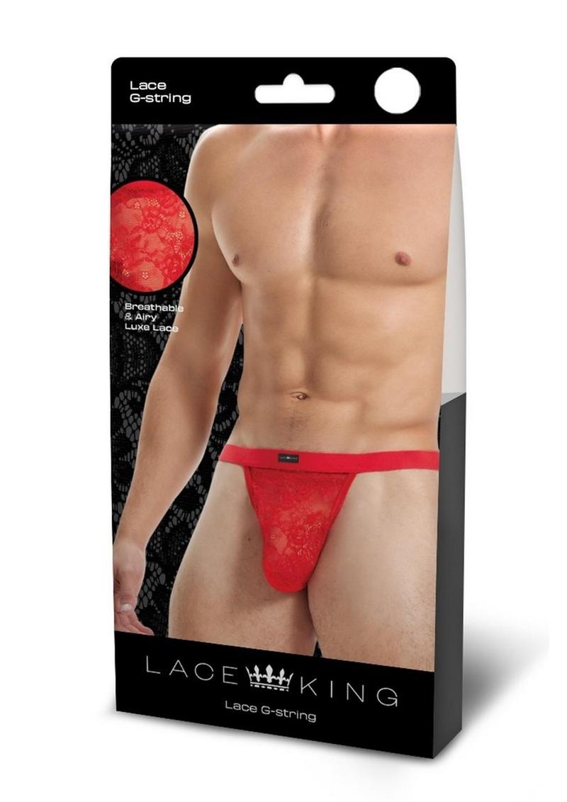 Lace King Lace G-String - Shadow Threadz Crypt