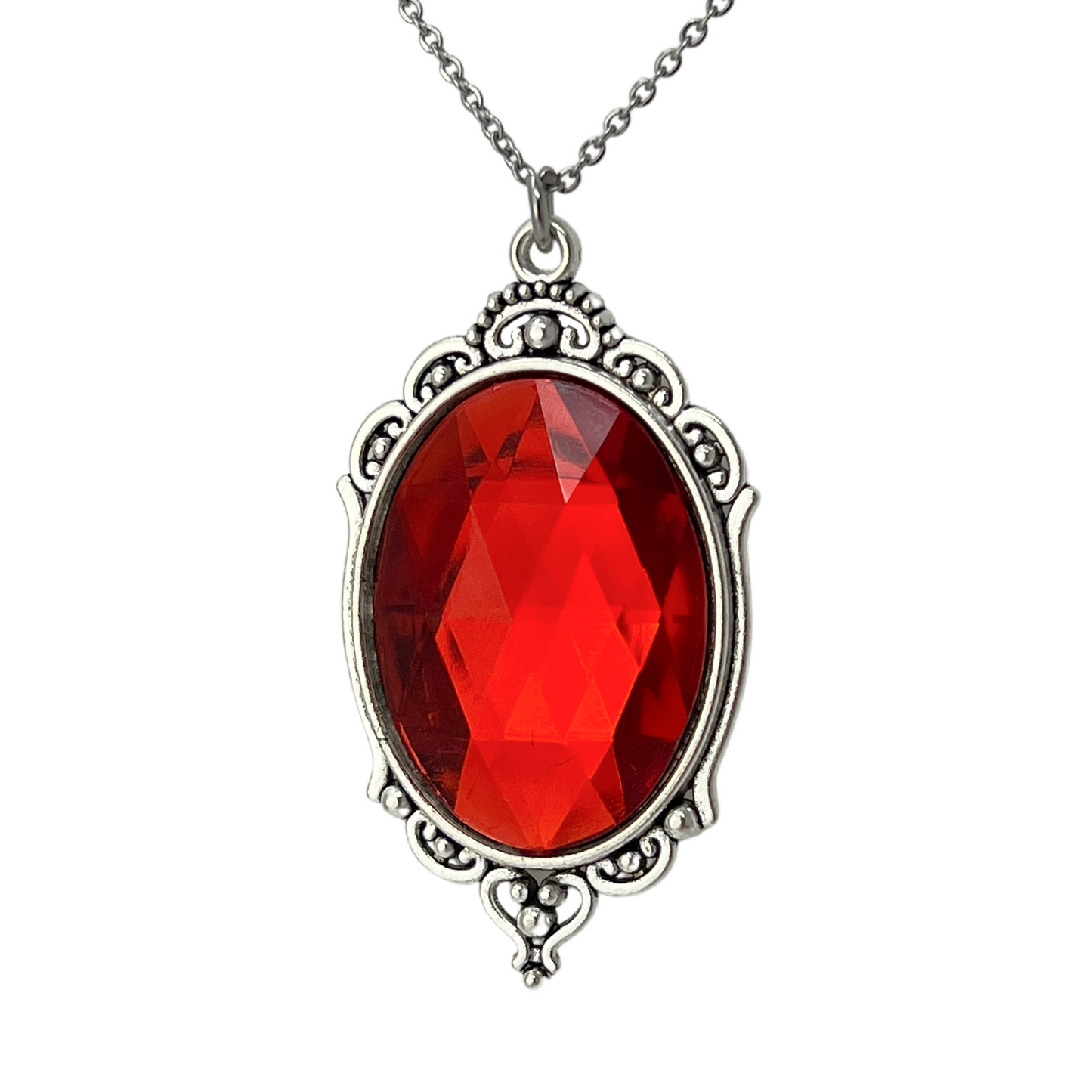 Vampire Blood Red Necklace Gothic Lolita Victorian Dark Romantic Jewelry