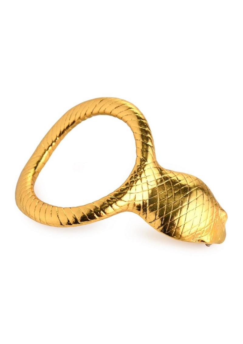 Cobra King Golden Metal C-Ring - Shadow Threadz Crypt