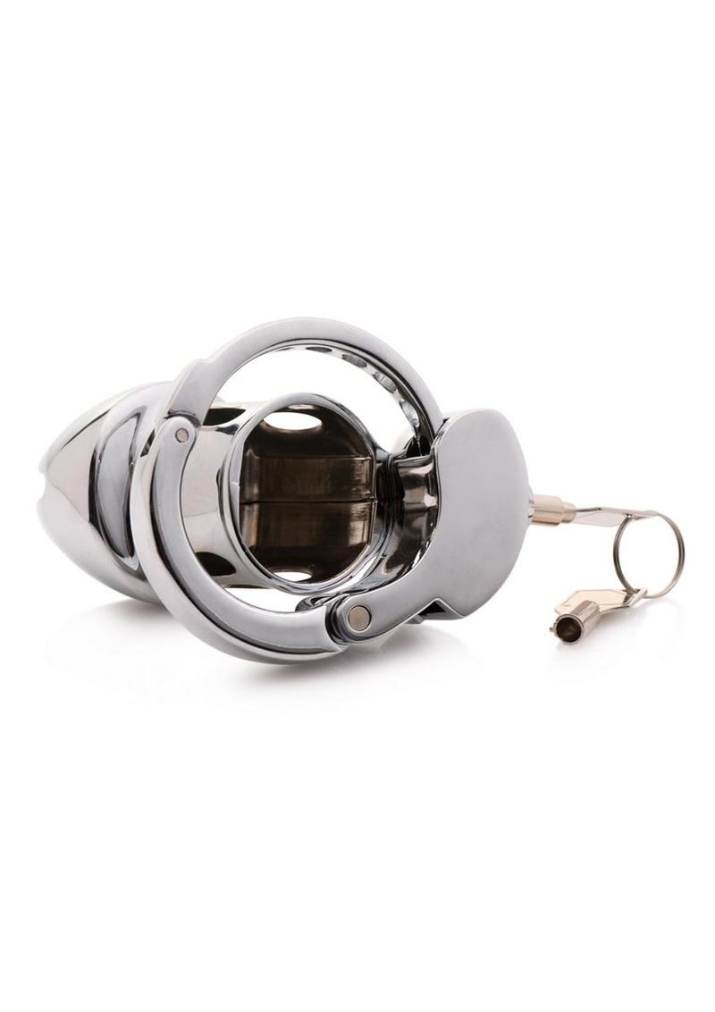 Cock Cuff Snap-On Chastity Cage - Shadow Threadz Crypt