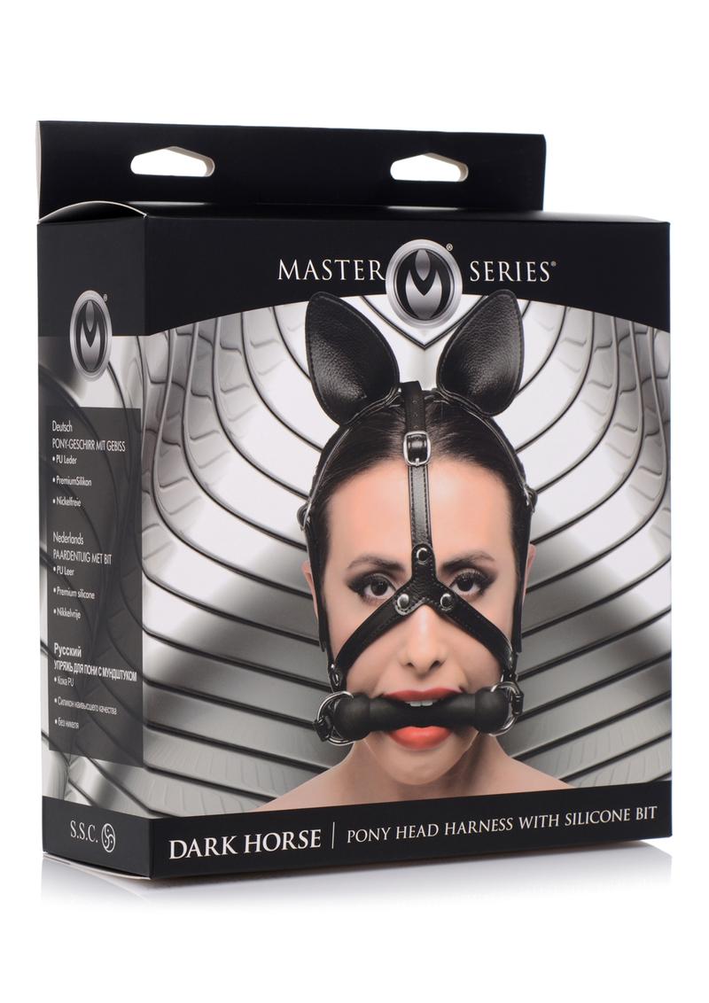 Dark Horse Pony Silicone Bit - Shadow Threadz Crypt