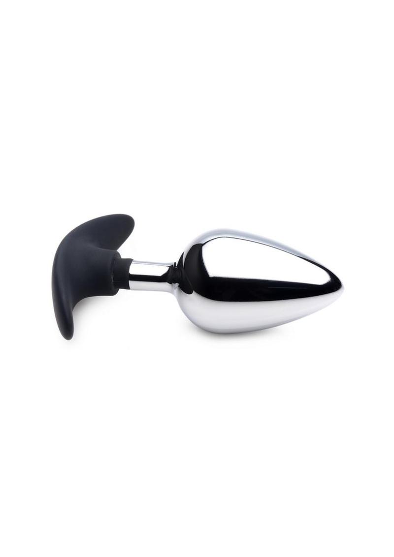 Dark Invader Metal & Silicone Anal Plug - Shadow Threadz Crypt