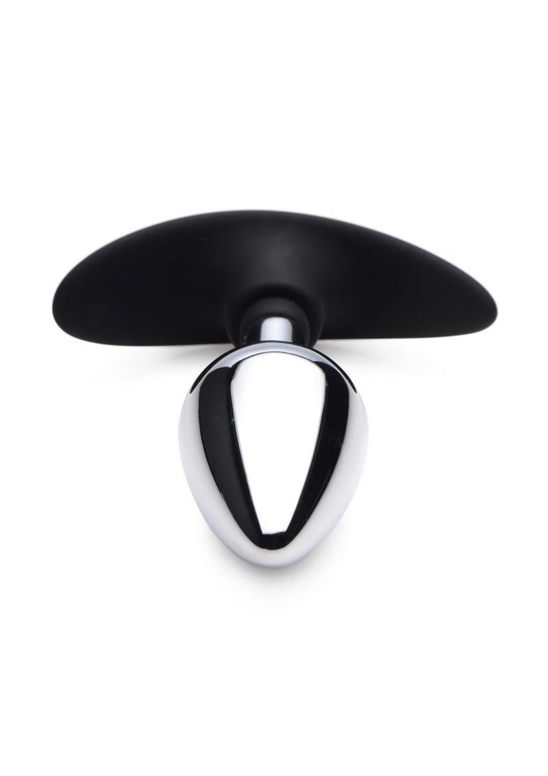 Dark Invader Metal & Silicone Anal Plug - Shadow Threadz Crypt