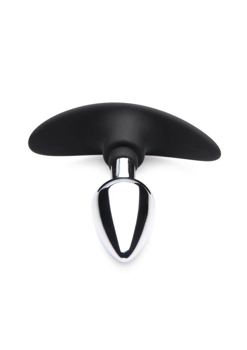 Dark Invader Metal & Silicone Anal Plug - Shadow Threadz Crypt