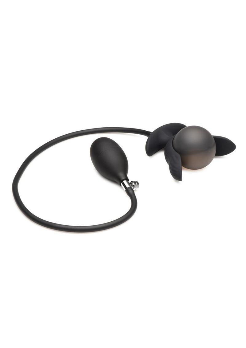 Dark Pearl Inflatable Vibe Butt Plug - Shadow Threadz Crypt