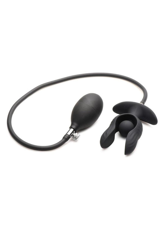 Dark Pearl Inflatable Vibe Butt Plug - Shadow Threadz Crypt