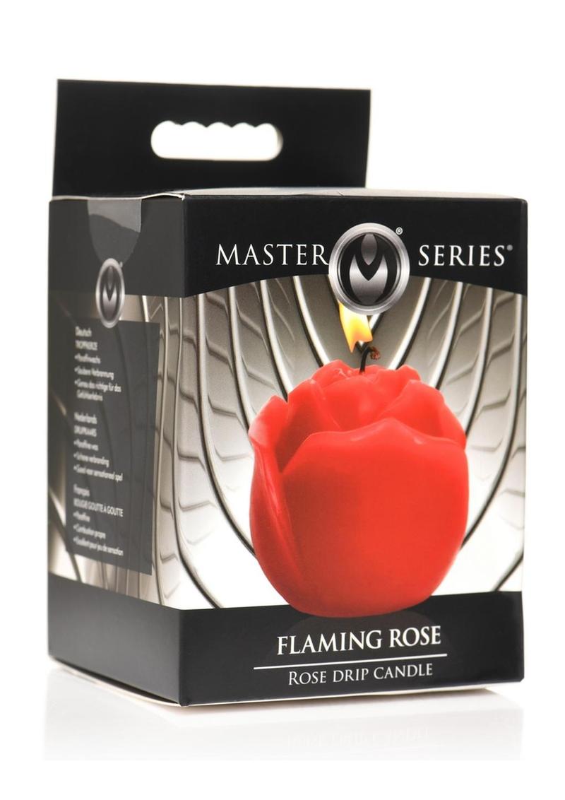 Master Series Flaming Rose Drip Candle - Shadow Threadz Crypt