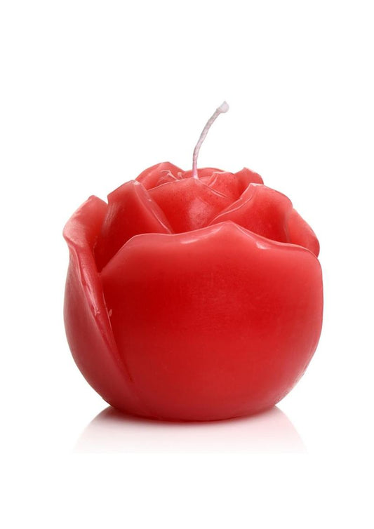 Master Series Flaming Rose Drip Candle - Shadow Threadz Crypt
