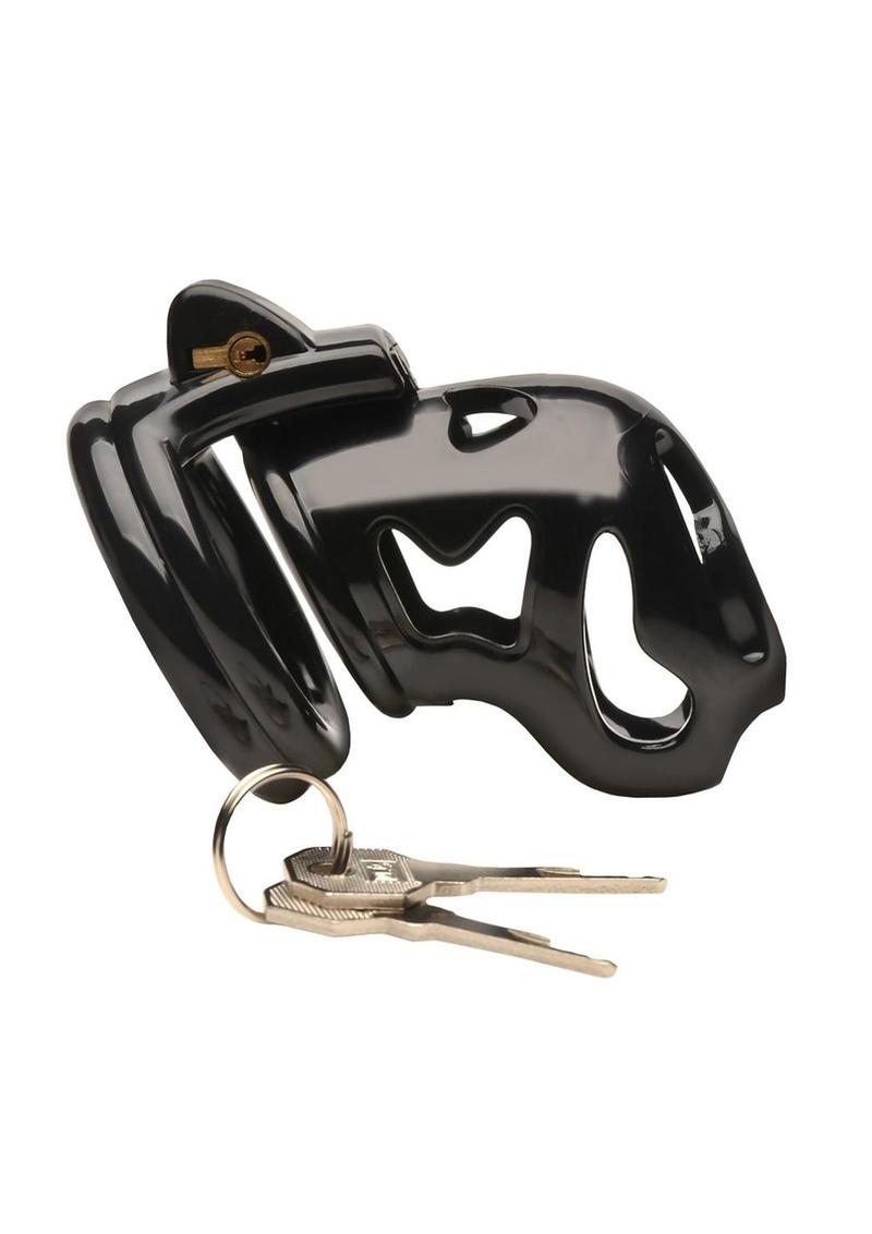 Hard Stop Double Ring Chastity Cage - Shadow Threadz Crypt