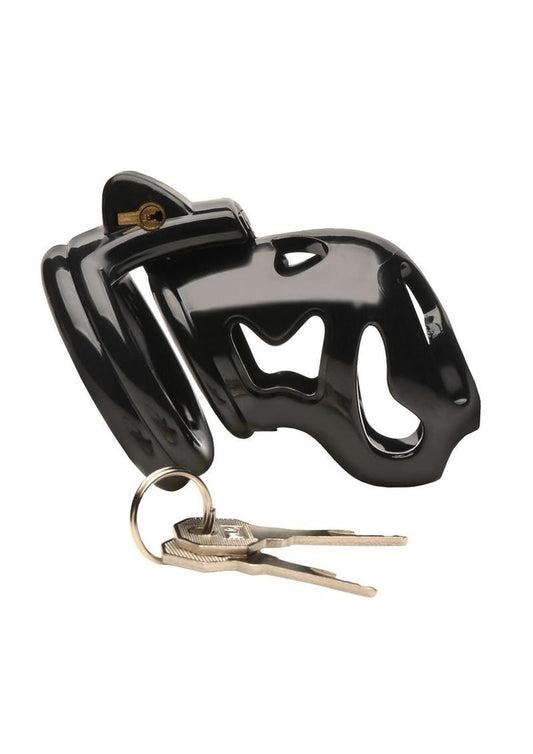 Hard Stop Double Ring Chastity Cage - Shadow Threadz Crypt