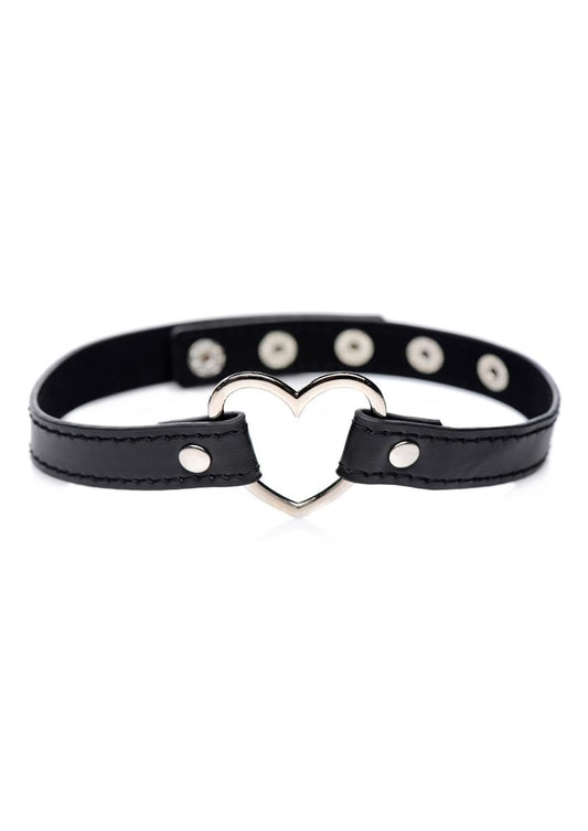Sweet & Naughty Heart Collar - Shadow Threadz Crypt