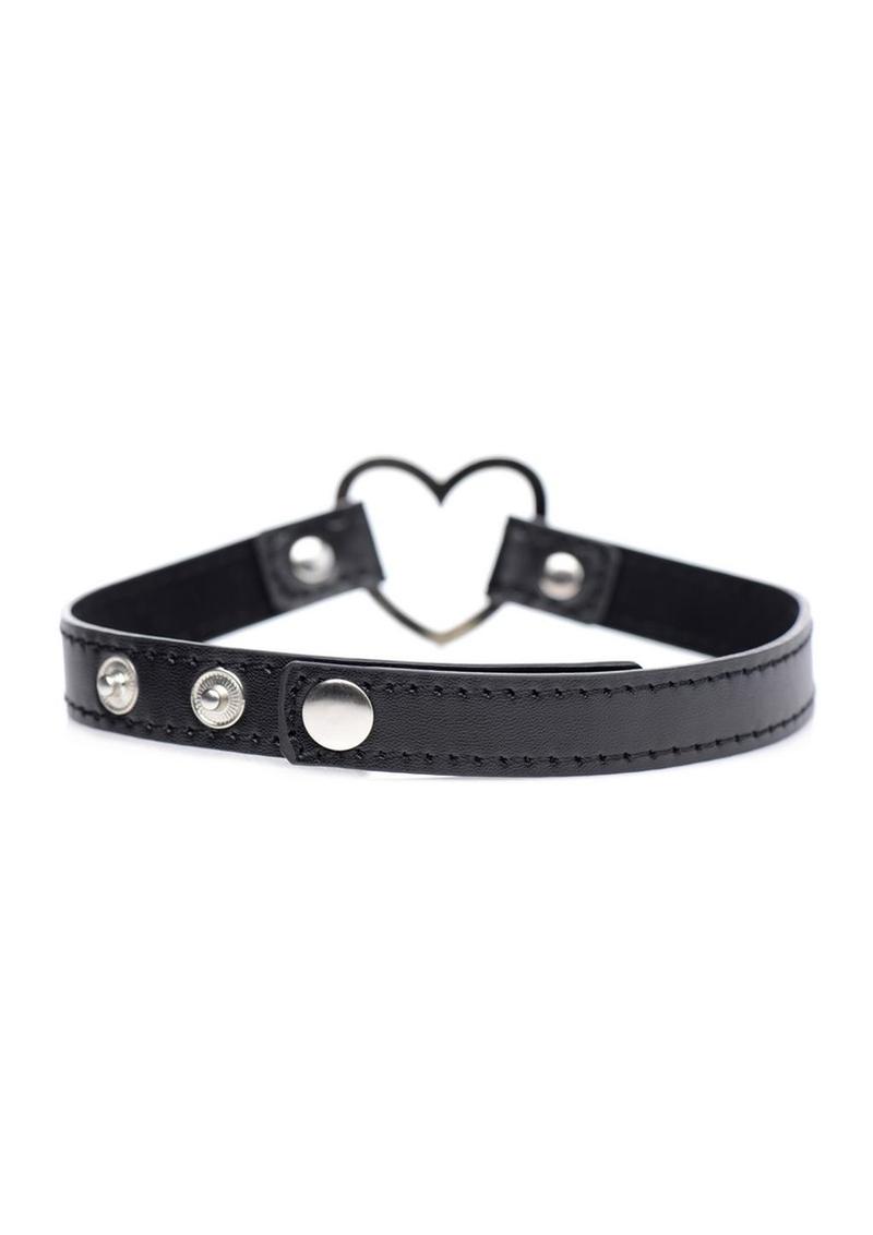 Sweet & Naughty Heart Collar - Shadow Threadz Crypt