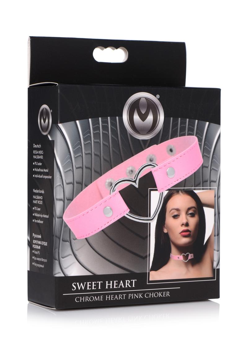 Sweet & Naughty Heart Collar - Shadow Threadz Crypt