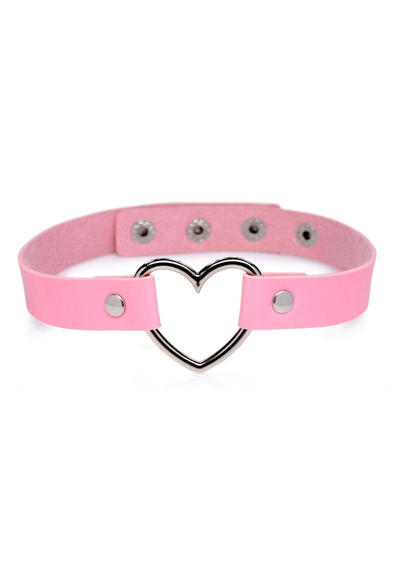 Sweet & Naughty Heart Collar - Shadow Threadz Crypt