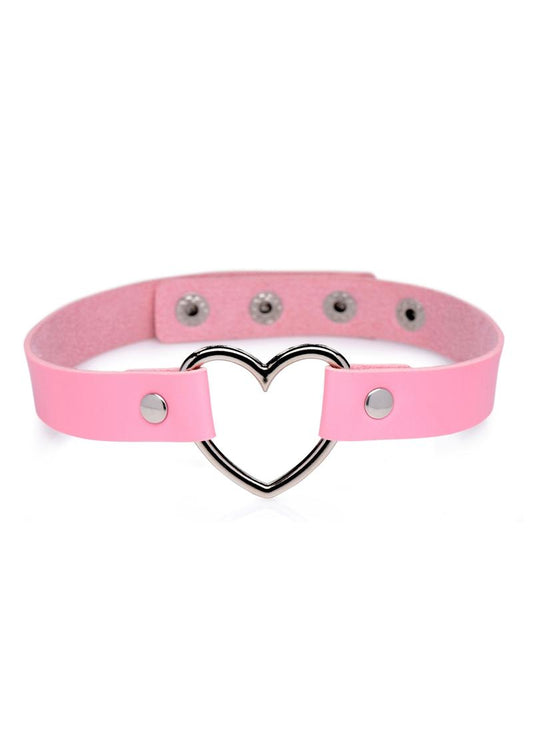 Sweet & Naughty Heart Collar - Shadow Threadz Crypt