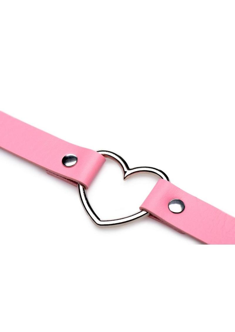 Sweet & Naughty Heart Collar - Shadow Threadz Crypt