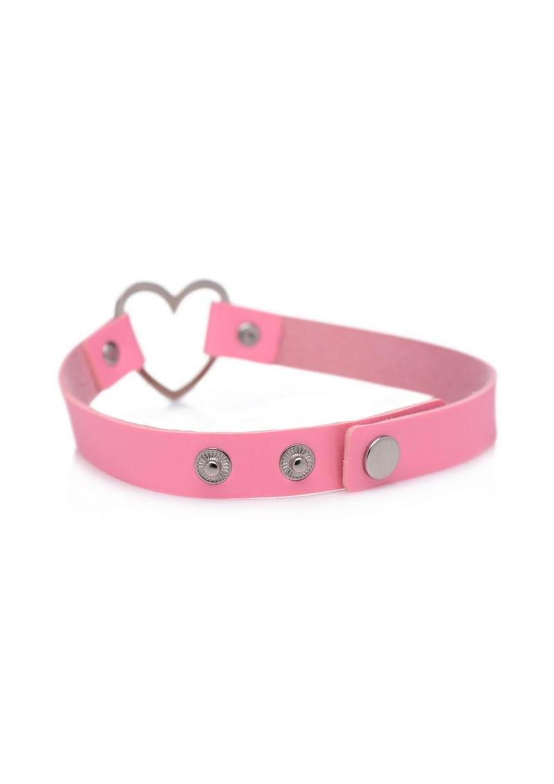 Sweet & Naughty Heart Collar - Shadow Threadz Crypt