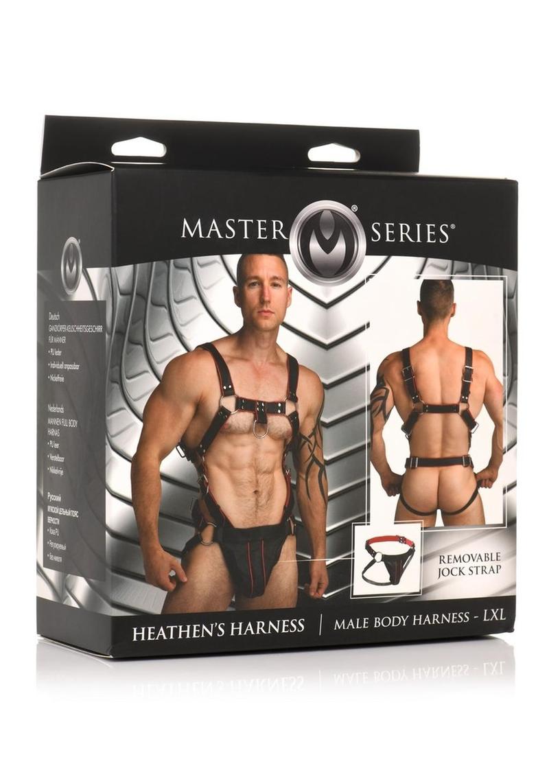 Master Series Harness Male Body Harness - Shadow Threadz Crypt