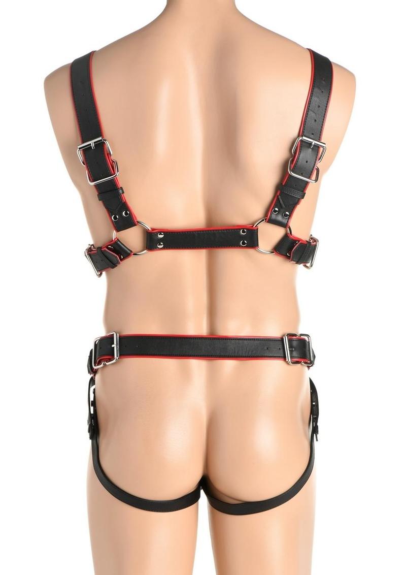 Master Series Harness Male Body Harness - Shadow Threadz Crypt