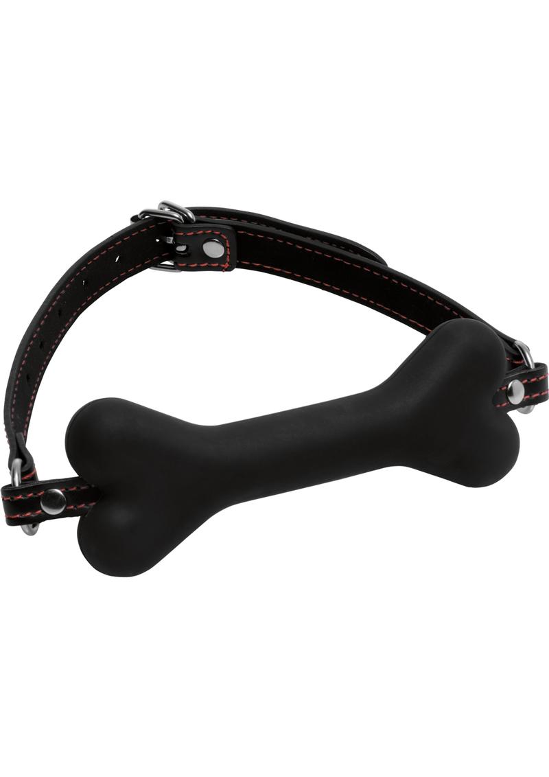 Master Series Hound Adjustable Dog Bone Gag - Shadow Threadz Crypt