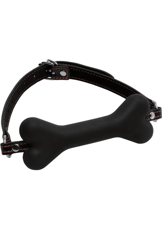 Master Series Hound Adjustable Dog Bone Gag - Shadow Threadz Crypt