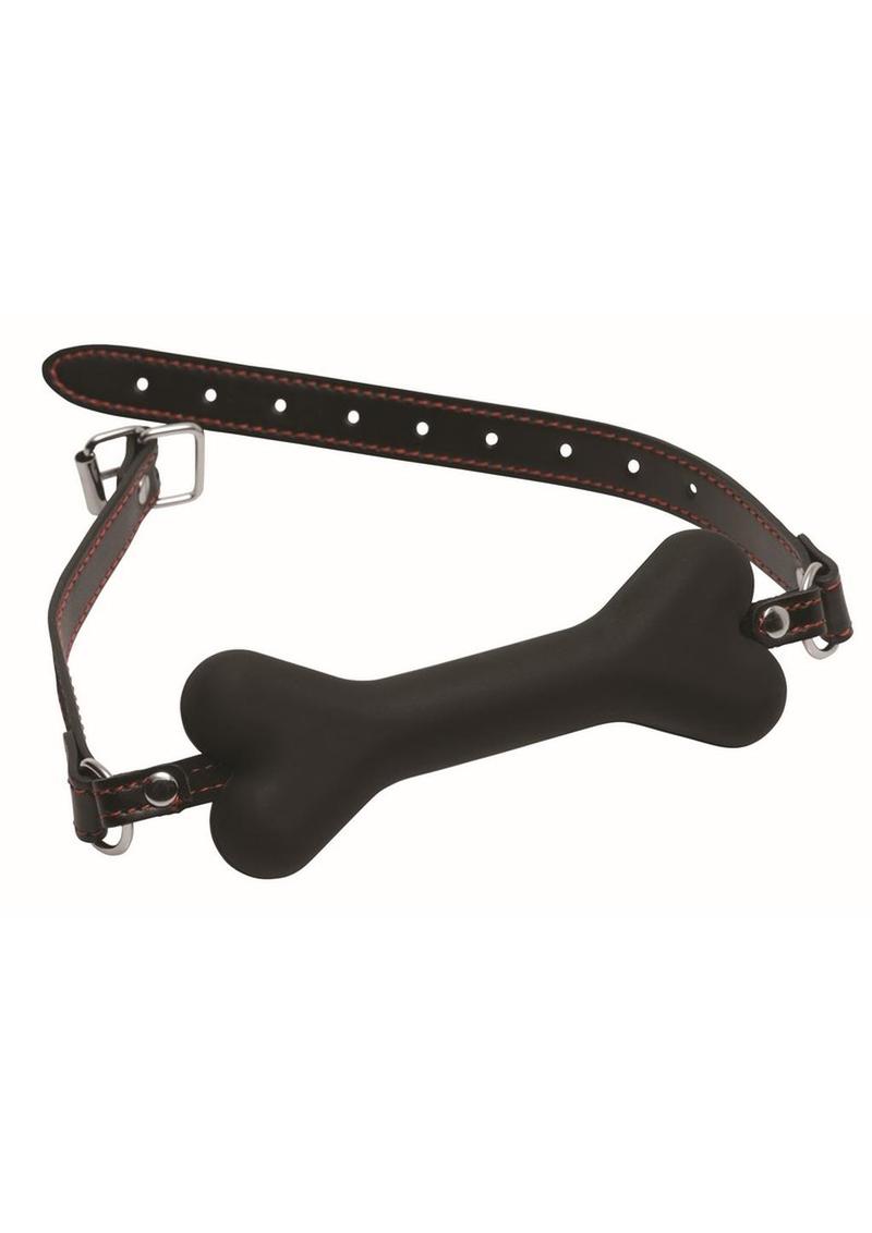 Master Series Hound Adjustable Dog Bone Gag - Shadow Threadz Crypt