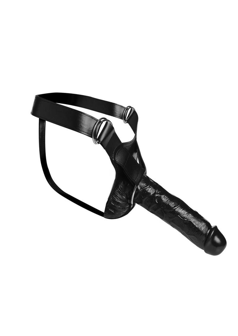 Infiltrator Hollow Strap-On + 10in Dildo - Shadow Threadz Crypt