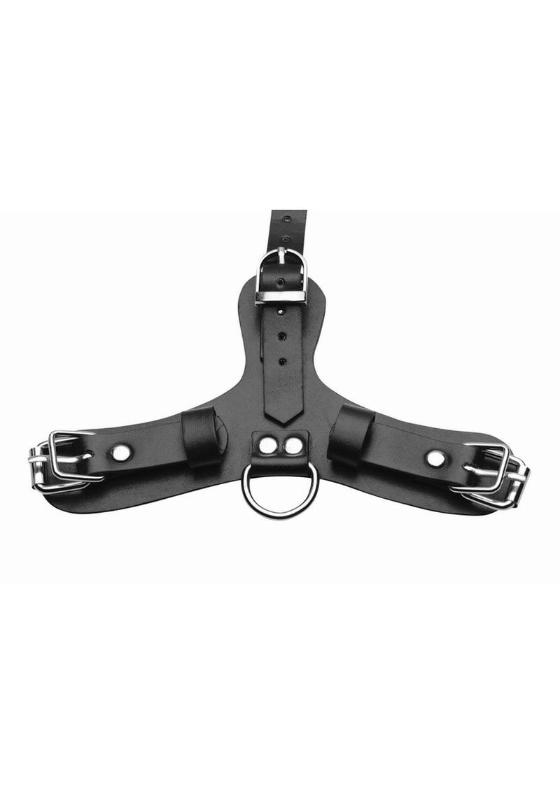 Black Puppy Play Hood + Ball Gag - Shadow Threadz Crypt