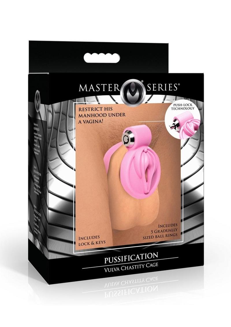 Pussification Vulva Chastity Cage - Shadow Threadz Crypt
