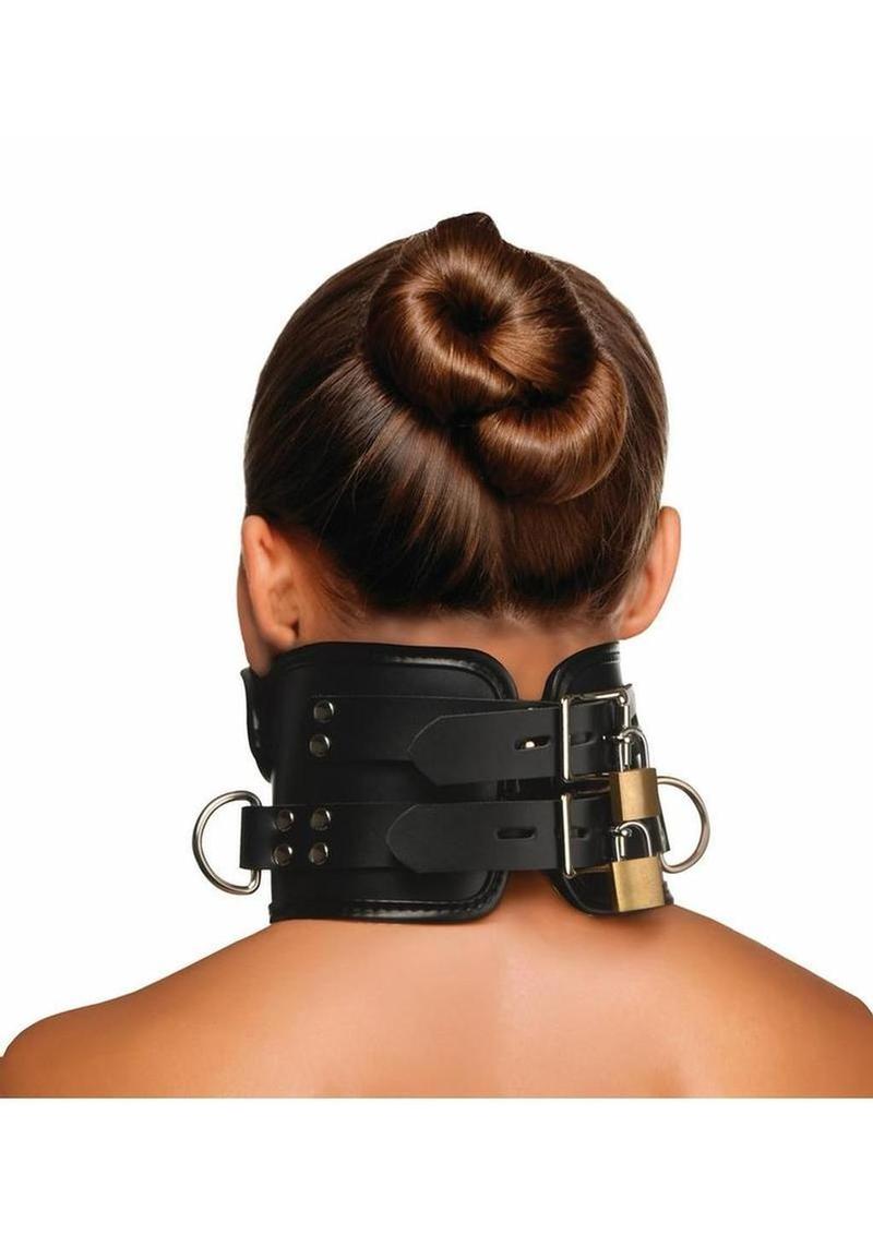 Rigid Locking Posture Collar w/Brace - Shadow Threadz Crypt
