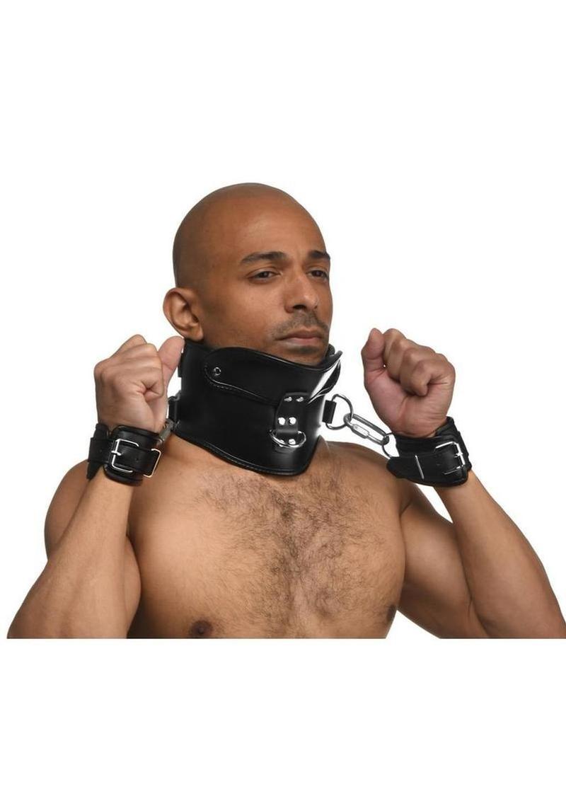 Rigid Locking Posture Collar w/Brace - Shadow Threadz Crypt