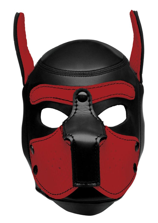 Master Series Spike Neoprene Puppy Hood - Shadow Threadz Crypt