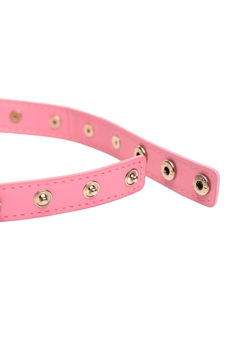 Master Series Spiked Heart Collar - Shadow Threadz Crypt