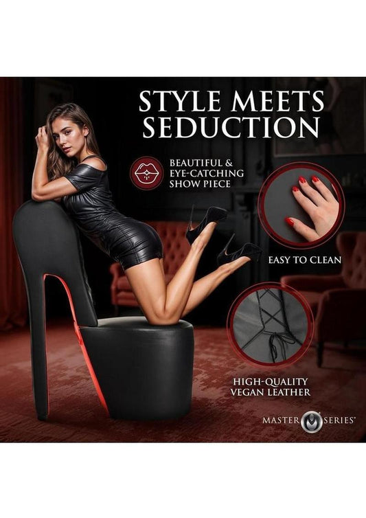 Master Series Stiletto Sex Chair - Shadow Threadz Crypt