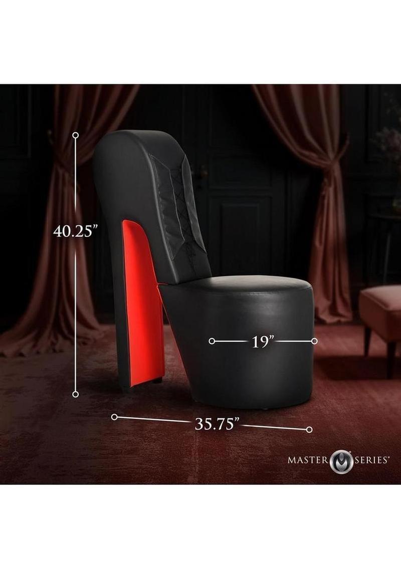 Master Series Stiletto Sex Chair - Shadow Threadz Crypt