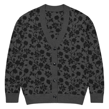 Midnight Bloom Knit Cardigan