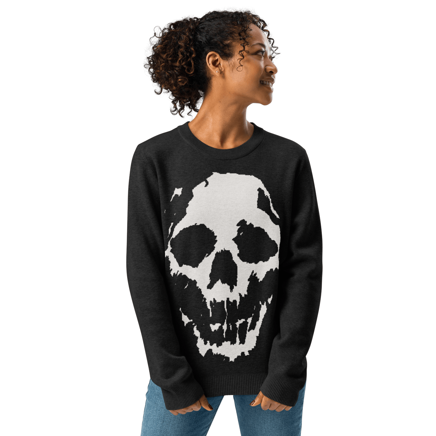Night Terrors Knit Crewneck Sweater