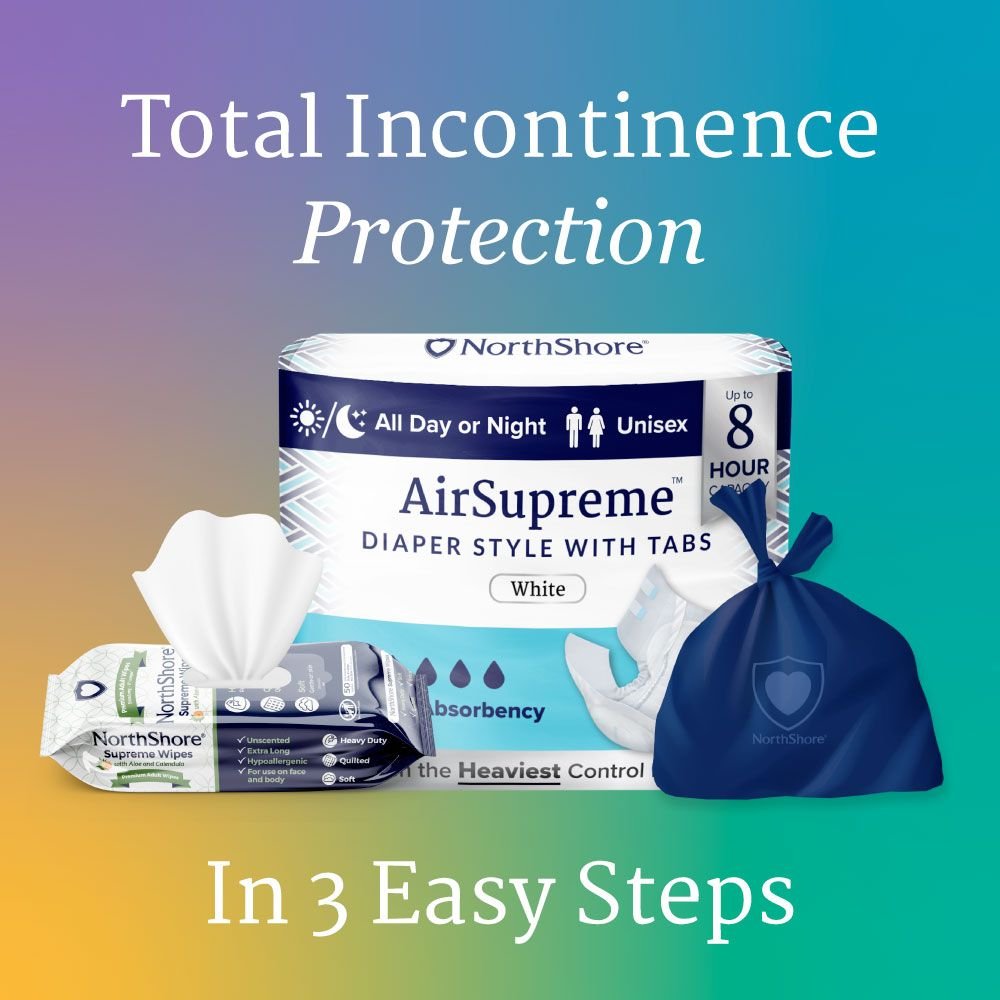 NorthShore AirSupreme Adult Diapers - Shadow Threadz Crypt
