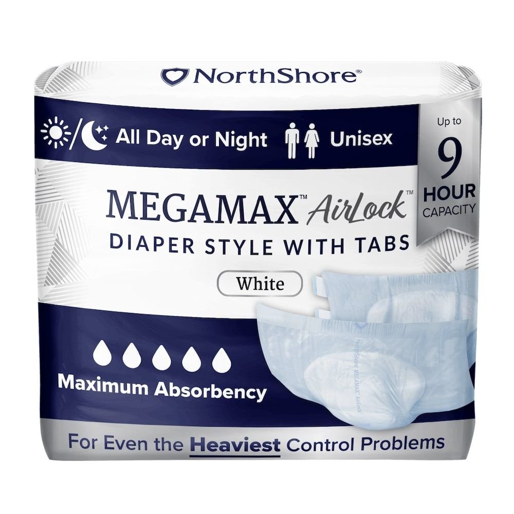 NorthShore MEGAMAX AirLock Adult Diapers - Shadow Threadz Crypt