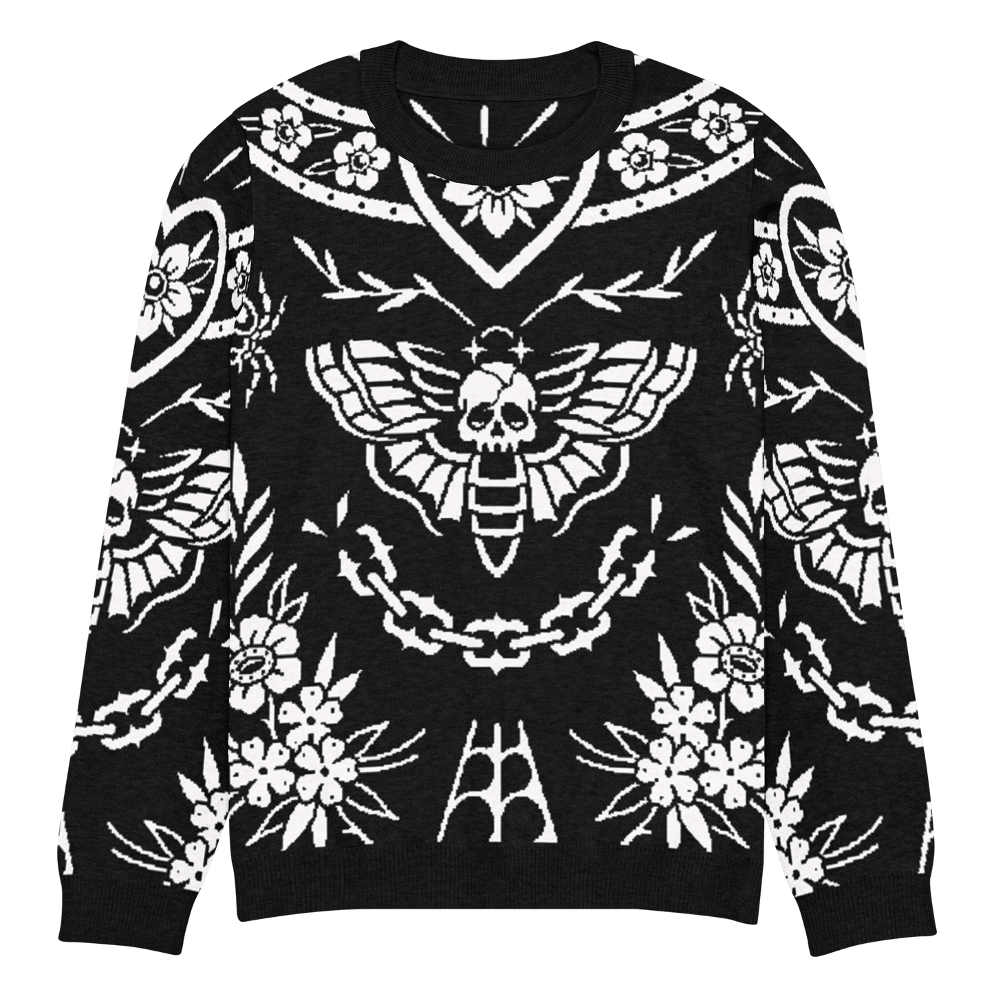 Old School Ink Knit Crewneck Sweater