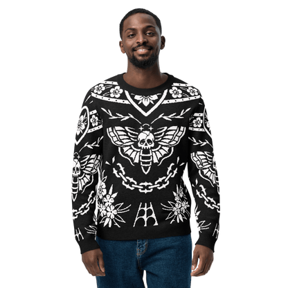 Old School Ink Knit Crewneck Sweater
