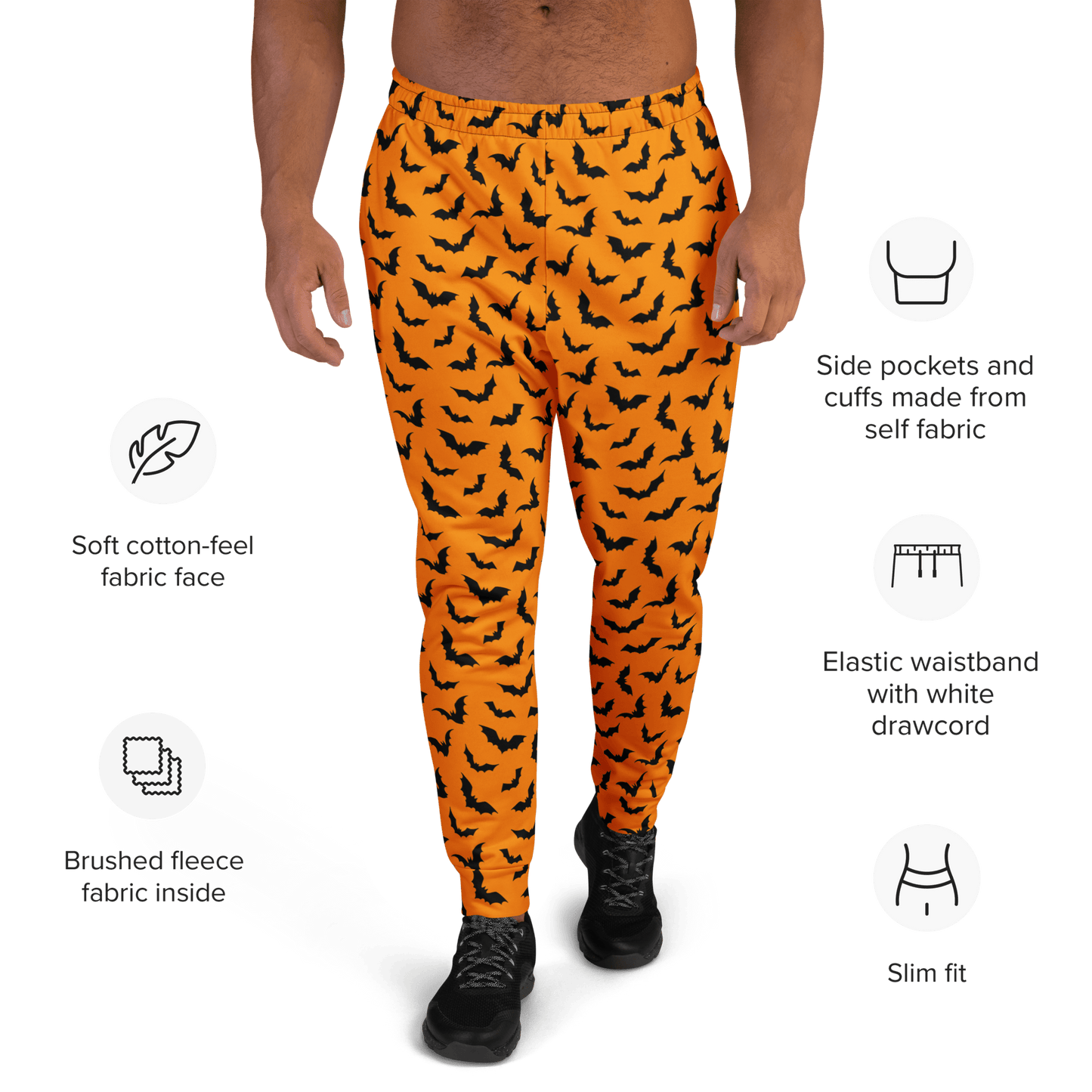 Orange Eclipse Unisex Joggers
