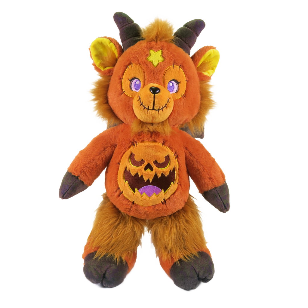 Pumpkin Patch Beelzebear Plushie - Shadow Threadz Crypt