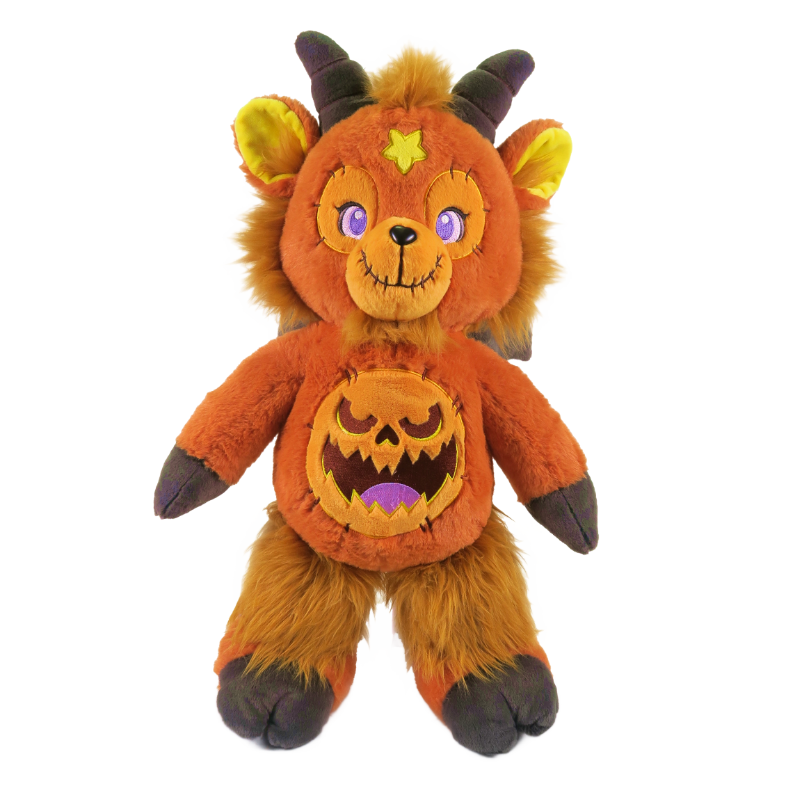 Pumpkin Patch Beelzebear Plushie - Shadow Threadz Crypt