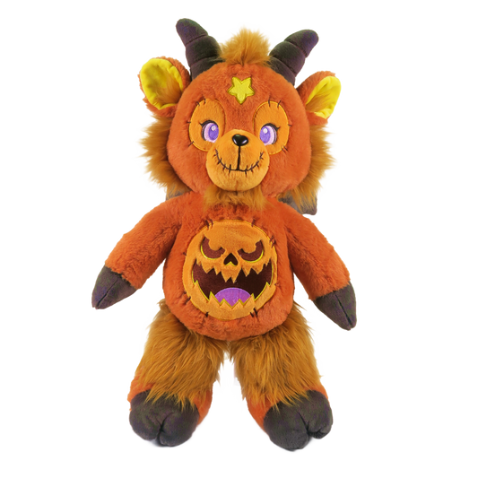 Pumpkin Patch Beelzebear Plushie - Shadow Threadz Crypt
