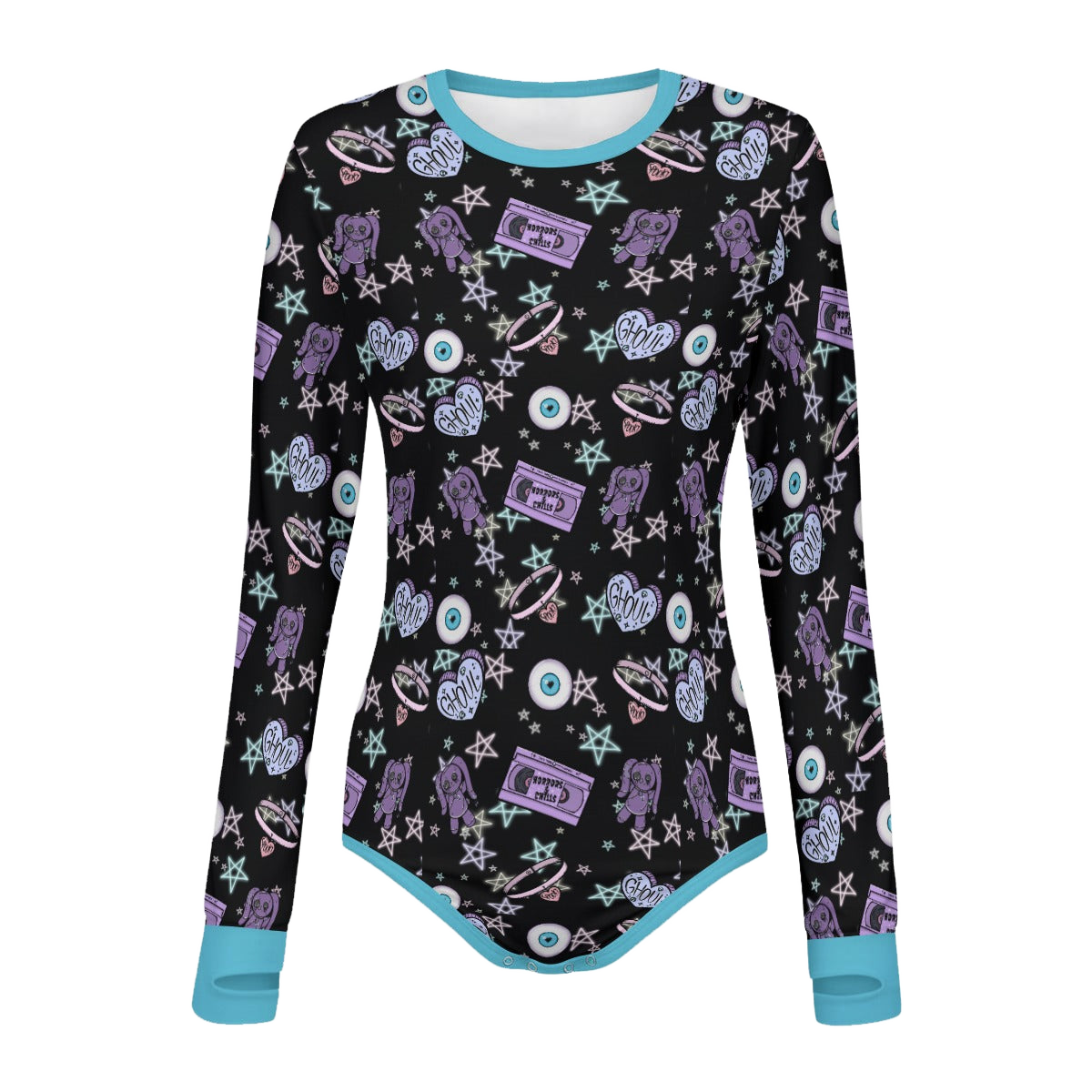 Adult Long Sleeve Ghoul Club CuddleSuit comfort wear