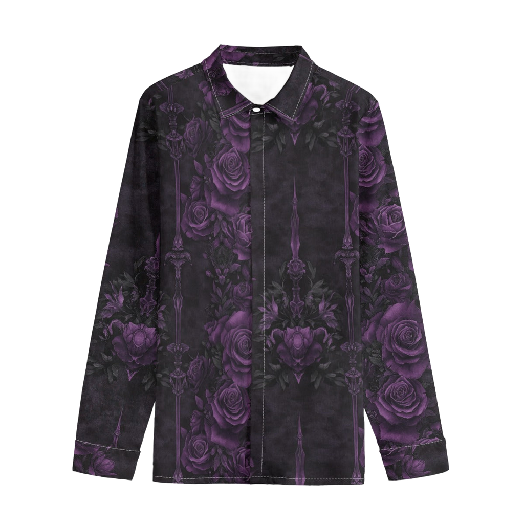 Lapel of Lilith Unisex Cotton Long Sleeve - Shadow Threadz Crypt