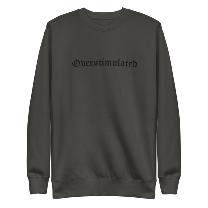 Overstimulated Embroidered Sweatshirt