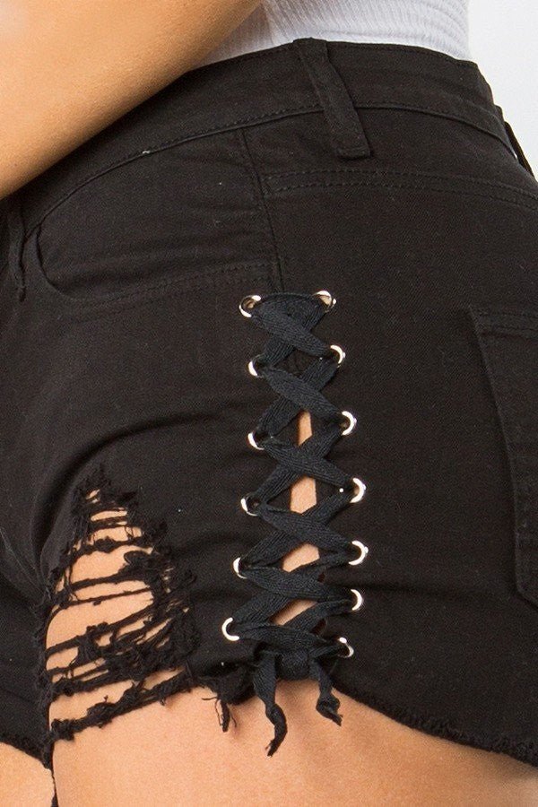Riot Lace-Up Shorts