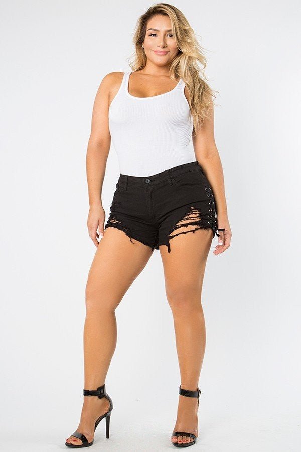Riot Lace-Up Shorts